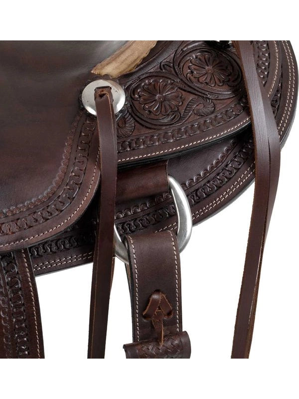 Sella wade ranch con flower tooling