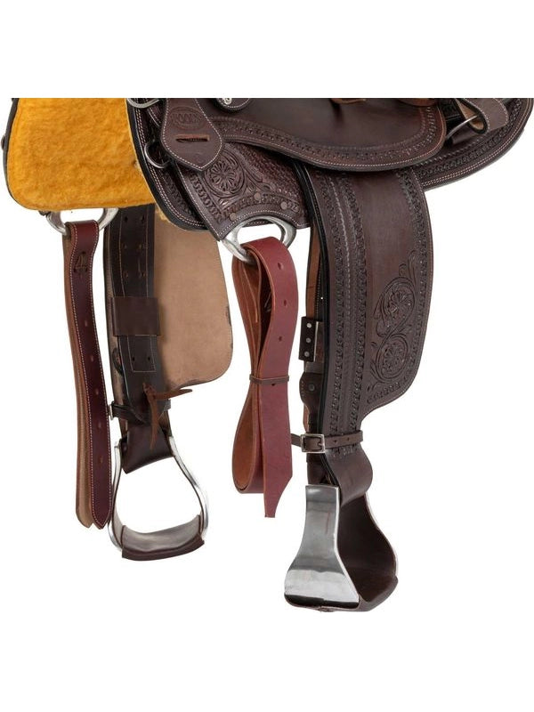 Sella wade ranch con flower tooling