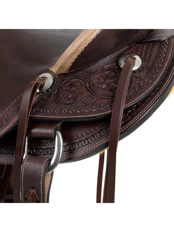 Sella wade ranch con flower tooling