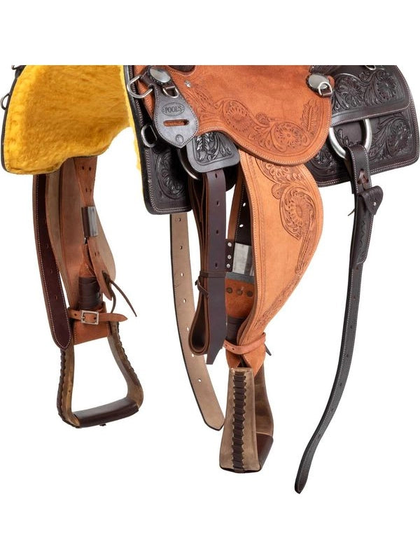Sella cow horse Pool's con flower tooling