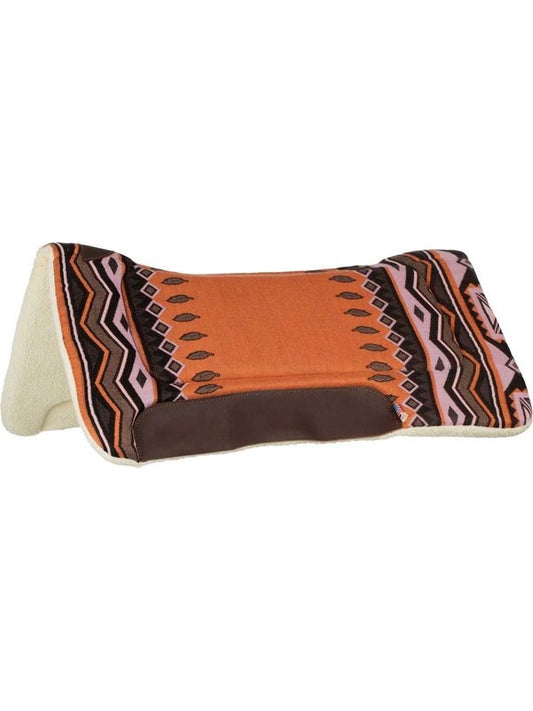SOTTOSELLA WESTERN CON INSERTI IN PELLE E IMBOTTITURA IN LANA SINTETICA 85 x 87