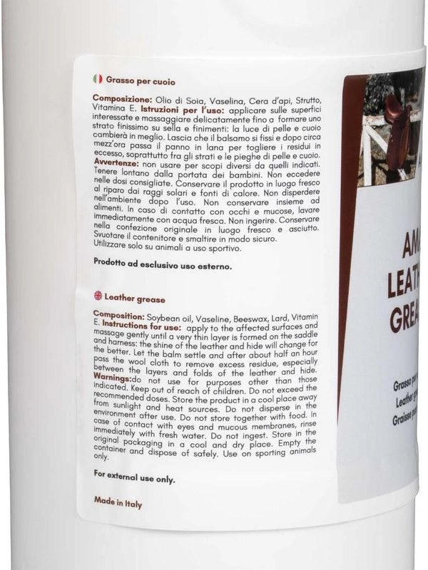 Ama leather grease grasso per cuoio (1 kg)