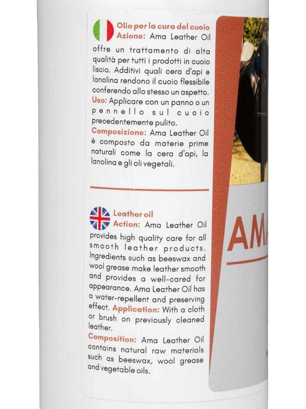 Ama leather oil olio per cuoio (500 ml)