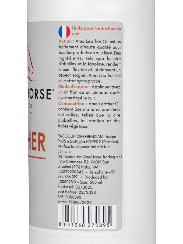 Ama leather oil olio per cuoio (500 ml)