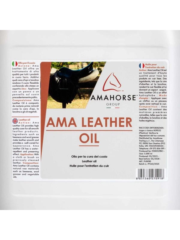 Ama leather oil olio per cuoio (5 lt)