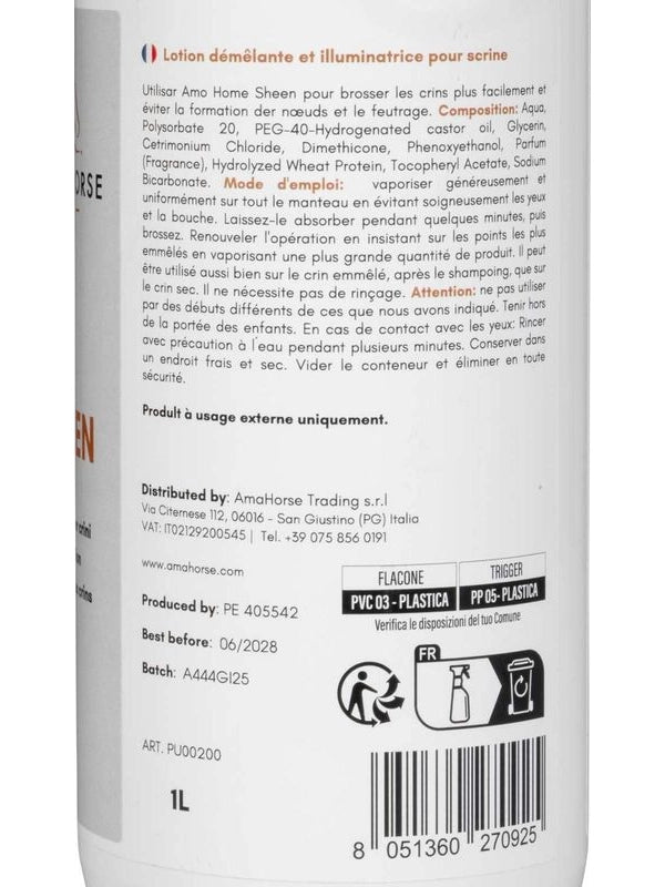 Ama horse sheen lozione lucidante sgrovigliante (1 lt)