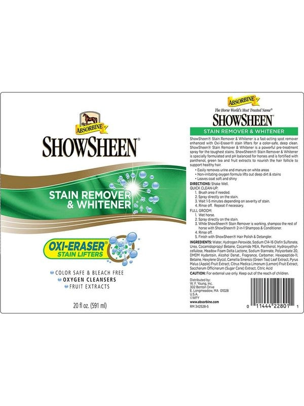 Showsheen stain remover & whitener (591 ml)