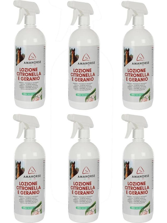 Lozione citronella e geranio (1 lt) box 6 pezzi