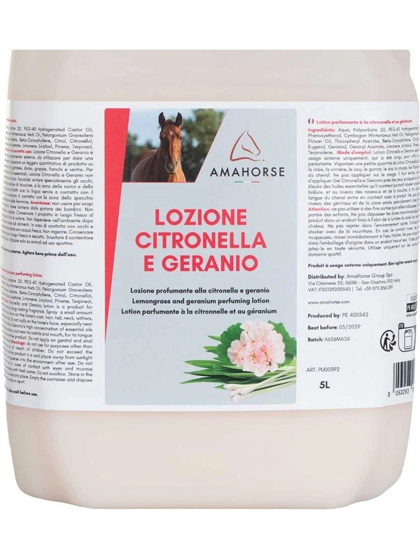 Lozione citronella e geranio (5 lt)