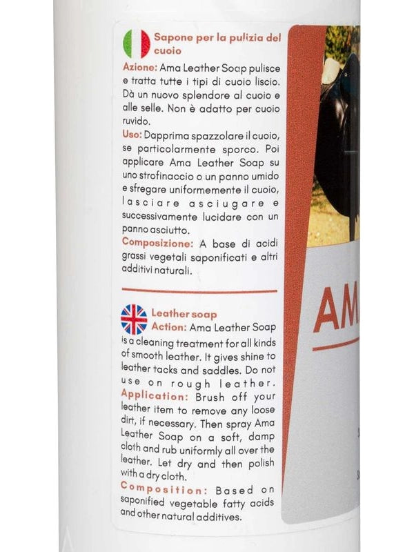 Ama leather soap sapone per cuoio e selle (500 ml)