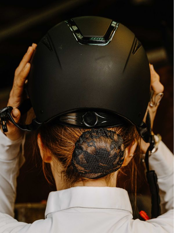 Rete per capelli in pizzo rider e horse