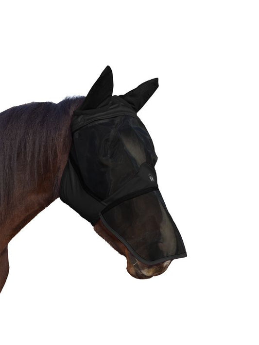 Maschera antimosche con copri muso rider e horse