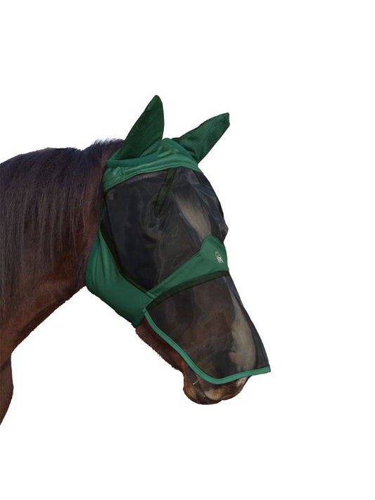 Maschera antimosche con copri muso rider e horse