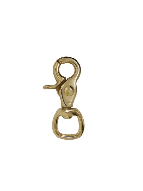 Moschettone in ottone rider e horse