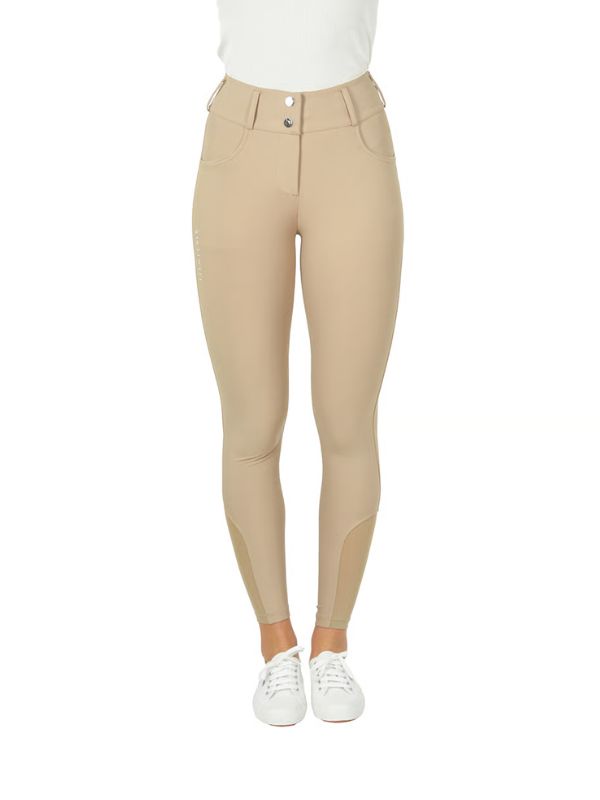Pantaloni Orchidea vita alta con grip al ginocchio rider e horse