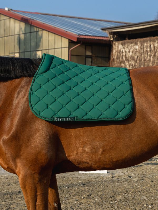 Sottosella con cuffia "orchidea" D·ISTINTO rider e horse