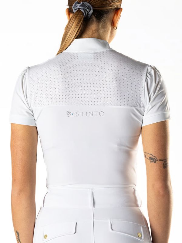 Polo concorso donna a maniche corte Heartbeat rider e horse