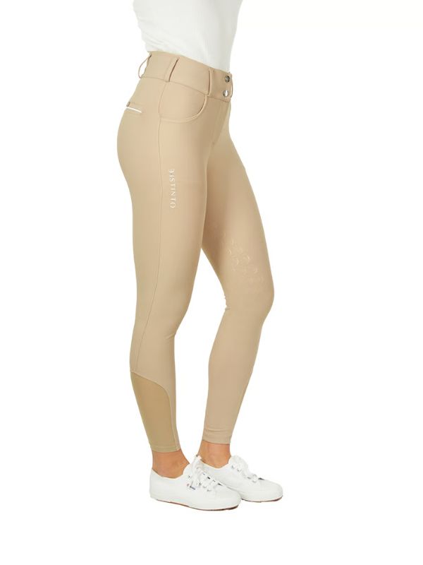 Pantaloni Orchidea vita alta con grip al ginocchio rider e horse