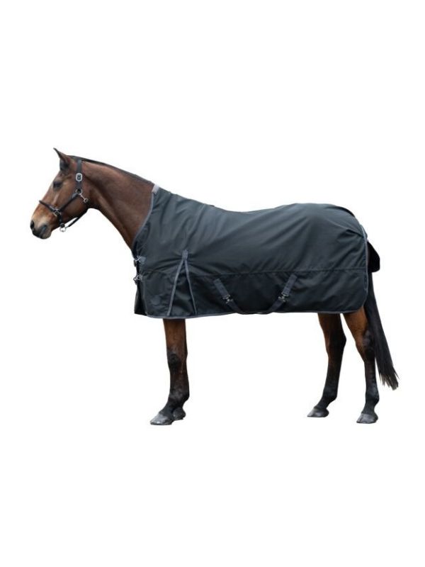 Coperta da paddock con collo e fodera in pile rider e horse