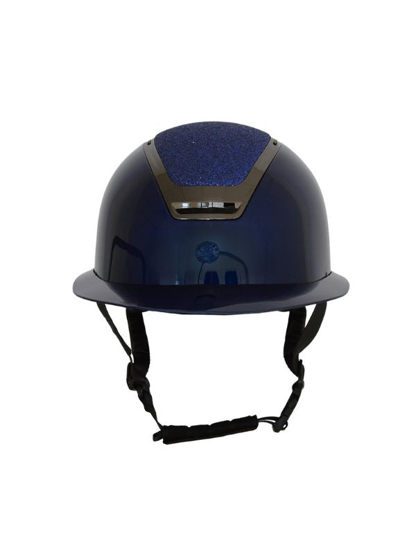 Casco Winner lucido con glitter visiera larga rider e horse