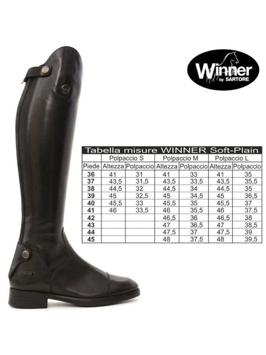 Stivali Winner senza lacci rider e horse