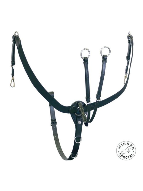 Pettorale con martingala staccabile rider e horse