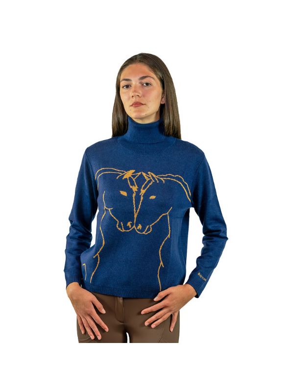 Maglione da donna Horselove  RIDER E HORSE