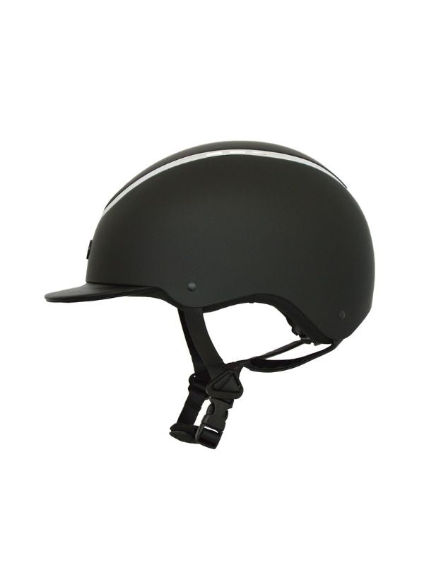 Casco Winner con inserto cromato visiera stretta rider e horse