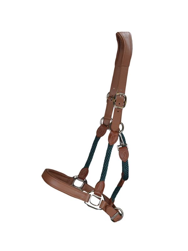 Capezza con lunghina in cuoio rider e horse