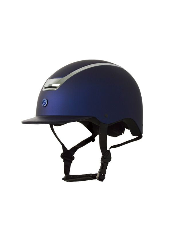 Casco Winner con inserto cromato visiera stretta rider e horse