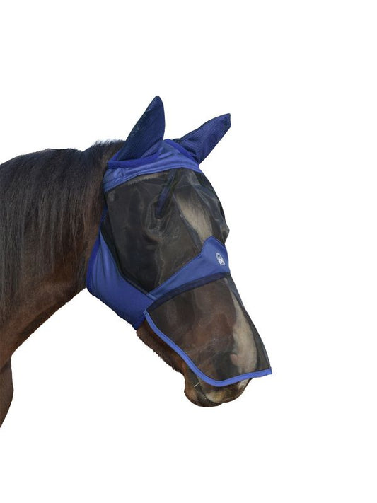 Maschera antimosche con copri muso rider e horse