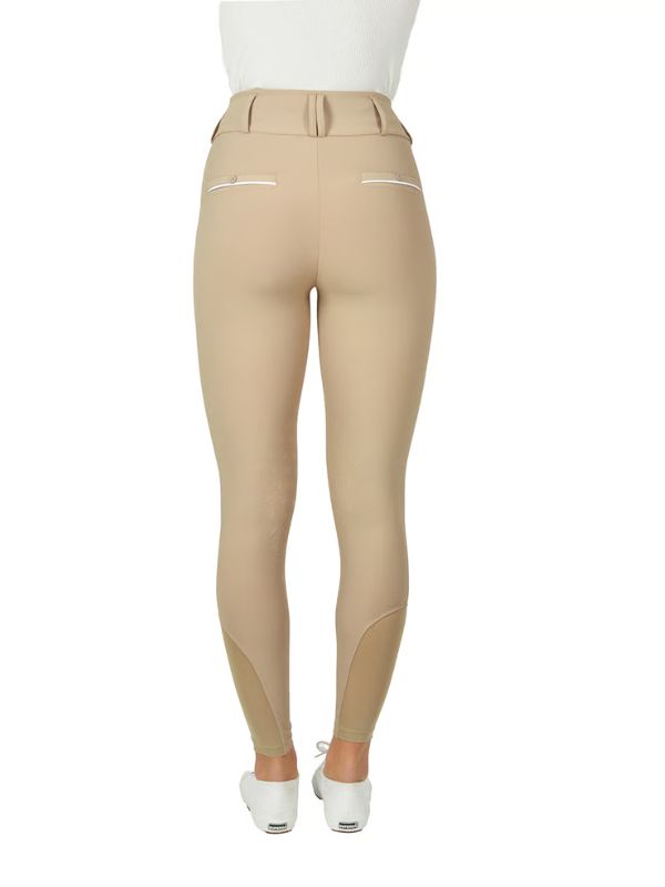 Pantaloni Orchidea vita alta con grip al ginocchio rider e horse