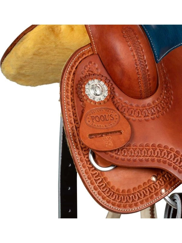 Sella barrel modello color 5020 seggio blu