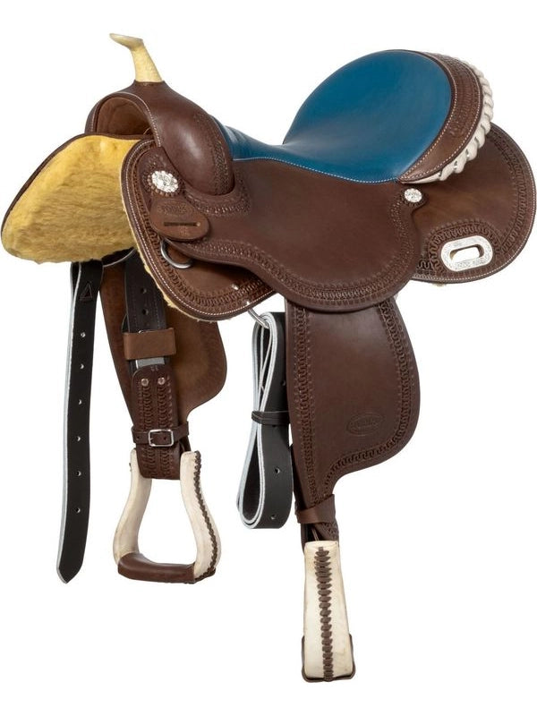Sella barrel modello color 5020 seggio blu