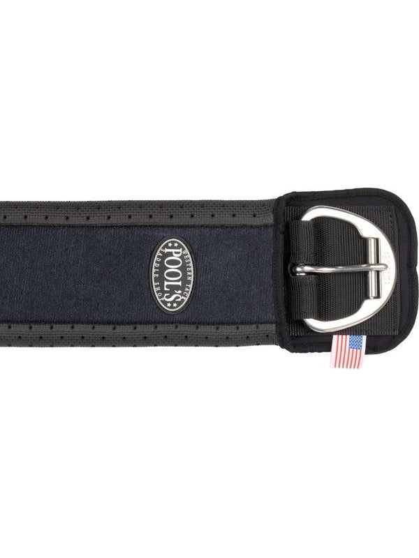 Sottopancia western in neoprene con fibbia a rullo