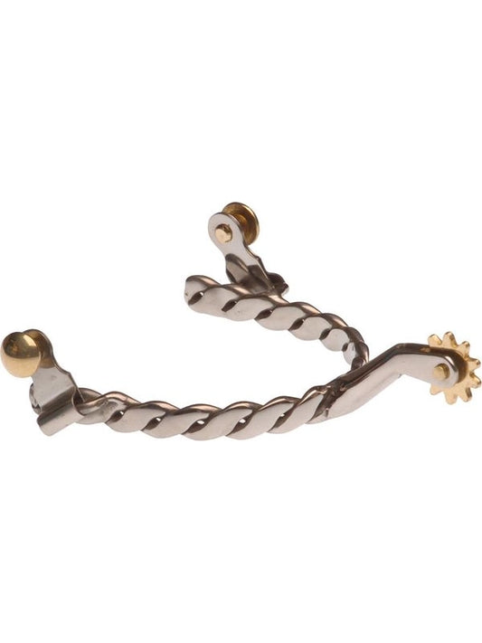 Speroni western inox a treccia