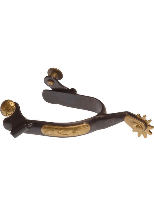 Speroni western ferro nero/ottone