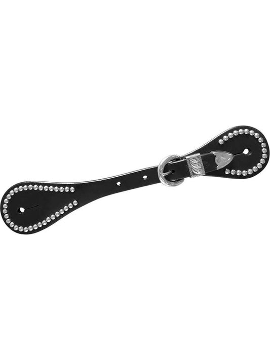 Lacciolini per speroni in cuoio western spots