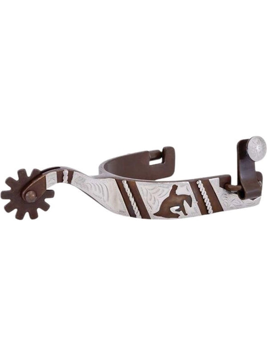 Speroni da reining con bordino decorato motivo reiner donna