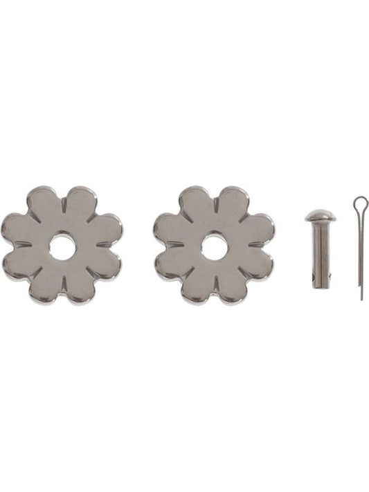 Coppia rotelle speroni c/rivetti 303c