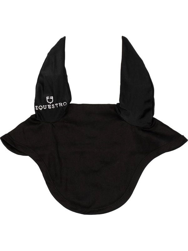 Cuffietta pony in cotone con orecchie elasticizzate