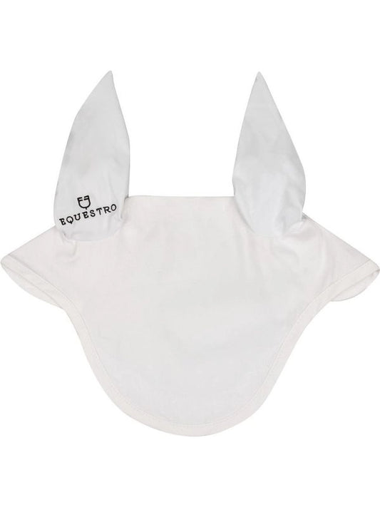 Cuffietta pony in cotone con orecchie elasticizzate