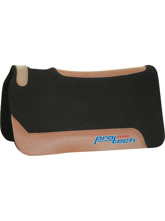 Sottosella western neoprene/feltro pelle marrone