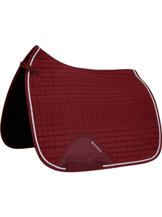 Sottosella da dressage sagomato in cotone da abbinare a cuffietta SS00206A