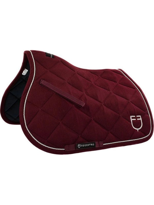 Sottosella pony da salto in cotone con logo