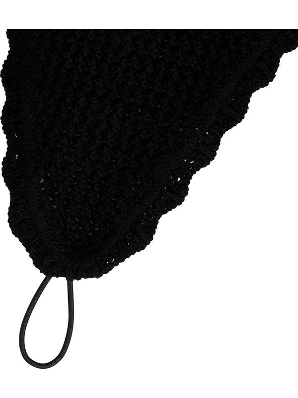Cuffietta cavallo in maglia con aggancio elastico