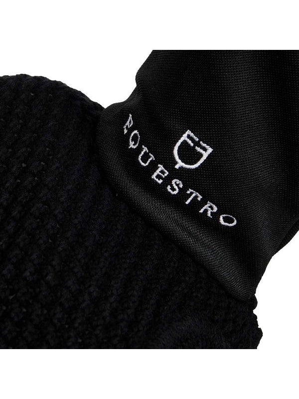Cuffietta cavallo in maglia con aggancio elastico