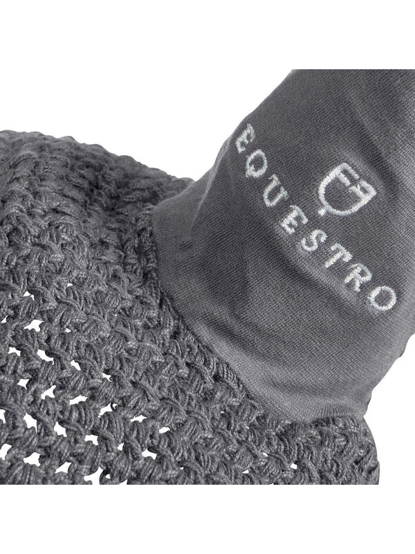 Cuffietta cavallo in maglia con aggancio elastico
