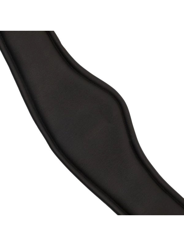Sottopancia dressage sagomato in cuoio con pin logato
