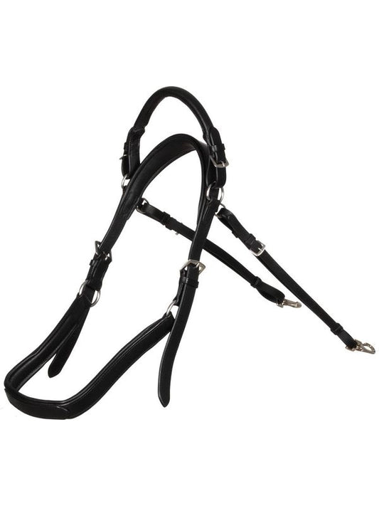 Jump strap in cuoio